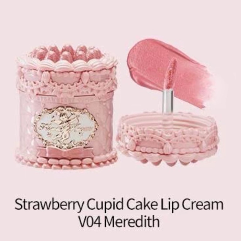 Flower Knows Strawberry Cupid Lip Cream Lipstick in Meredith V04 BNIB